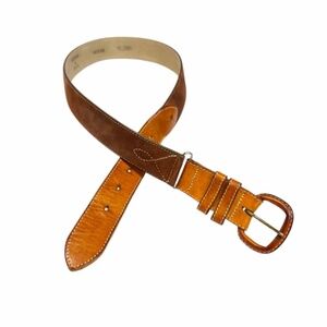 Brown Tristan Two Tone Leather Belt